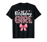 Leopard Cheetah Birthday Girl Animal Party T-Shirt