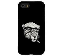 Léopard Cigarette Fume Mafia Meme Félin Coque pour iPhone SE (2020) / 7/8