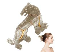 Leopard Claw Clip, Animal Shape Hair Clamp, Non-Slip Hair Clip, Fashion Hair Accessories, Hair Styling Headpiece, Cute Animal Hair Clips, Trendy Claw Hair Clip for Birthday Holiday