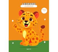 Leopard Coloring Book for Kids: Ages 4-8