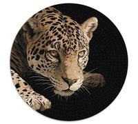 Léopard Crawling on The Ground || Puzzles Amusants en Famille 1000pcs (67.5x67.5cm) Adultes