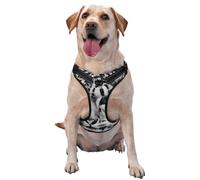 Léopard des neiges,Harnais pour Animaux de Compagnie, Harnais réfléchissant réglable pour Chien,L