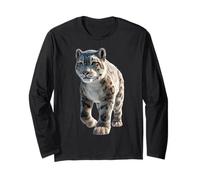 Léopard des Neiges Panthère Fauve Grand Félin Léopards Manche Longue