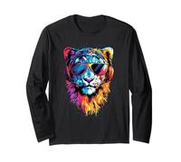 Léopard des Neiges Panthère Fauve Grand Félin Léopards Manche Longue