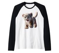 Léopard des Neiges Panthère Fauve Grand Félin Léopards Manche Raglan