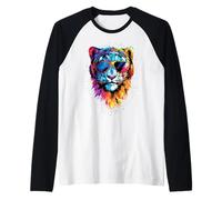 Léopard des Neiges Panthère Fauve Grand Félin Léopards Manche Raglan