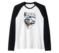 Léopard des Neiges Panthère Fauve Grand Félin Léopards Manche Raglan