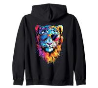 Léopard des Neiges Panthère Fauve Grand Félin Léopards Sweat à Capuche