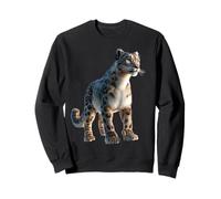 Léopard des Neiges Panthère Fauve Grand Félin Léopards Sweatshirt