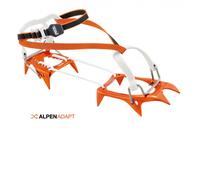 Petzl - Crampons d'alpinisme ultraléger - Leopard Flexlock en Aluminium