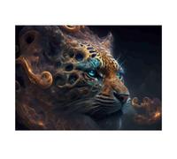 Léopard Galaxie Fumée 500pcs Mini Puzzle pour Adultes Difficile