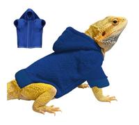 Leopard Gecko Costume - Vêtement Reptile doux à la main, confortable avec tissu respirant pour petits animaux de compagnie avec ajustement réglable, pour la marche en plein air, la marche, la