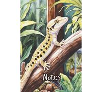 Leopard Gecko Notebook- Gecko Lovers -Reptiles Notebook - Reptiles and Amphibians Collection - Gifts for Men Women Children - Leopard Gecko Lined Notebook Journal Diaries 6x9, 120 pages