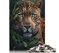Leopard Generative AI Puzzles 1000 Pieces Cadeau Unique Jeu Éducatif Défi Jouet À De Qualité Supérieure Peinture Art pour Adultes Enfants 1000pcs (75x50cm)