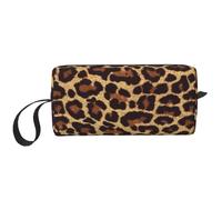 Léopard guépard Cool, Trousse de Maquillage Trousse à cosmétiques Trousse de Toilette de Voyage Portable Pochette de Maquillage