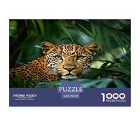 Léopard in The Jungle,Faune Sauvage || Puzzles Amusants en Famille 70x50cm/1000pcs Adultes
