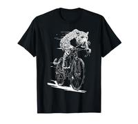 Leopard Lover Vélo Animal T-Shirt