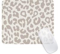 Leopard Mouse Pad,Square Mouse Mat with Rubber Base Waterproof and Non-Slip Mouse Pad for Office,Work,Computer,Home