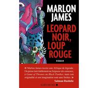Léopard noir, loup rouge - James Marlon - Albin Michel - broché - Roman