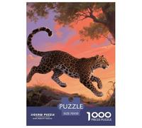 Léopard Nuageux 1000 Piece Puzzle Games for Adults Perfect for Relaxation Jigsaw Puzzle Animaux Home Decors for Adults Gifts 70x50cm/1000pcs