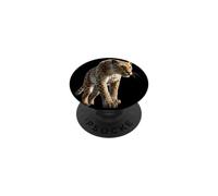 Léopard Panthère Fauve Doux Grand Chat Panthère Léopards PopSockets PopGrip Adhésif