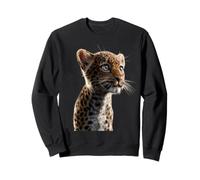 Léopard Panthère Fauve Doux Grand Chat Panthère Léopards Sweatshirt