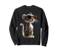 Léopard Panthère Fauve Doux Grand Chat Panthère Léopards Sweatshirt