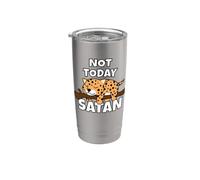 Léopard Paresseux Not Today Satan Safari Paresse Gobelet isotherme en acier inoxydable double paroi