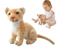 Leopard Peluche - Mignon Peluche Peluche Peluche Poupée Léopard De Neige Doux Poupée Enfants Peluche pour Filles et Filles Animal Décoratif Chambre Bureau Cadeau