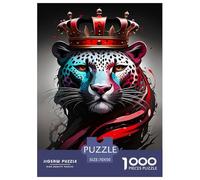 Léopard Puzzle 1000 Pièces Adultes Animaux Puzzles 1000 Pièce Jeu De Team Building Cadeau 70x50cm/1000pcs