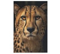 Léopard Puzzles De 1000 Pièces pour Adultes Et Enfants Puzzle Impossible Jouets en Bois Jeu Stimulant （78×53cm）