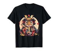 Léopard Ramen Samouraï Warrior Nouilles Japonaises Ramen Lover T-Shirt