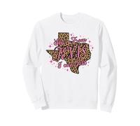 Léopard Rose « She's from Texas I Can Tell » Sweatshirt