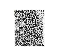 Léopard Tigre Imprimé Noir Et Blanc, Sac de Rangement pour Femmes, Portefeuille supérieur à Presser, Petit Porte-Monnaie, Pochette de Changement