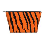 Léopard Tigre Orange, Trousse de Toilette Trousse de Maquillage Sac à cosmétiques Trousse de Toilette de Voyage Portable