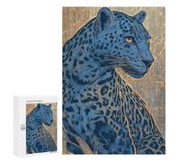Leopard Wildlife Art Print -1 Puzzle 1000 Pièces Educa Jouet en Bois Cadeau Unique Décoration Intérieure Jeu Éducatif Challenge Toy Adultes Et Enfants À Partir De 14 Ans 300 PCS