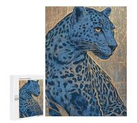 Leopard Wildlife Art Print -1 Puzzle 500 Pièces Educa Jouet en Bois Cadeau Unique Décoration Intérieure Jeu Éducatif Challenge Toy Adultes Et Enfants À Partir De 14 Ans 500 PCS