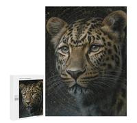 Leopard Wildlife Art Print Puzzle 1000 Pièces Educa Jouet en Bois Cadeau Unique Décoration Intérieure Jeu Éducatif Challenge Toy Adultes Et Enfants À Partir De 14 Ans 500 PCS