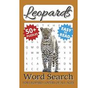 Leopard Word Search Puzzle Book: Word Searches with Easy to Read Print all about African Leopards, Snow Leopards, Clouded Leopards, and More | 6x9 ... Gift for Vacations, Holidays, and Free Times