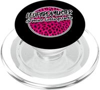 Léopardprint Leopardmuster Rose Punk Lieblingsfarbe Cheetah PopSockets PopGrip pour MagSafe