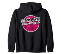 Léopardprint Leopardmuster Rose Punk Lieblingsfarbe Cheetah Sweat à Capuche
