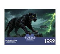 LéopardPuzzle 1000 Pièces Animaux Style Pin-up Coloré, Puzzle Qualité Supérieure, Illustration Originale, Détente 38x26cm/1000pcs