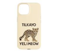 Leopardus Tilcayo Oui, Je miaule Humour Coque pour iPhone 15