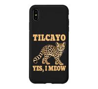 Leopardus Tilcayo Oui, Je miaule Humour Coque pour iPhone XS Max