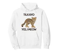 Leopardus Tilcayo Oui, Je miaule Humour Sweat à Capuche