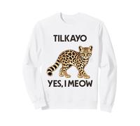 Leopardus Tilcayo Oui, Je miaule Humour Sweatshirt