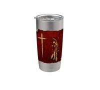 #LeoPepeDesign présente : Jésus, dans le bruit du silence, Gobelet isotherme en acier inoxydable double paroi