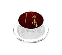 #LeoPepeDesign présente : Jésus, dans Le Bruit du Silence, PopSockets PopGrip pour MagSafe