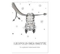 Leopold der dritte - Un chat incroyablement adorable (calendrier mural 2026 DIN A4 haut), calendrier mensuel CALVENDO