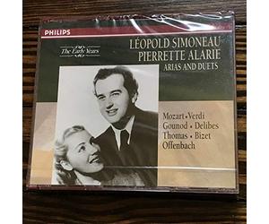 Leopold Simoneau. Pierrette Alarie. The Early Years. Arias and Duets.